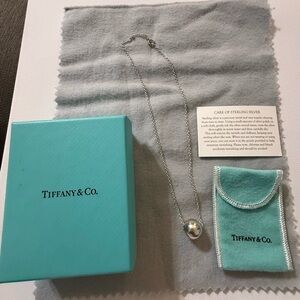 Tiffany & Co. Sterling Silver Ball Pendant Necklace